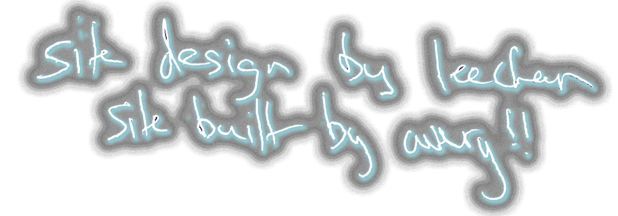 SITE DESIGN BY LEECHAN / SITE BUILT BY AVERY!!
