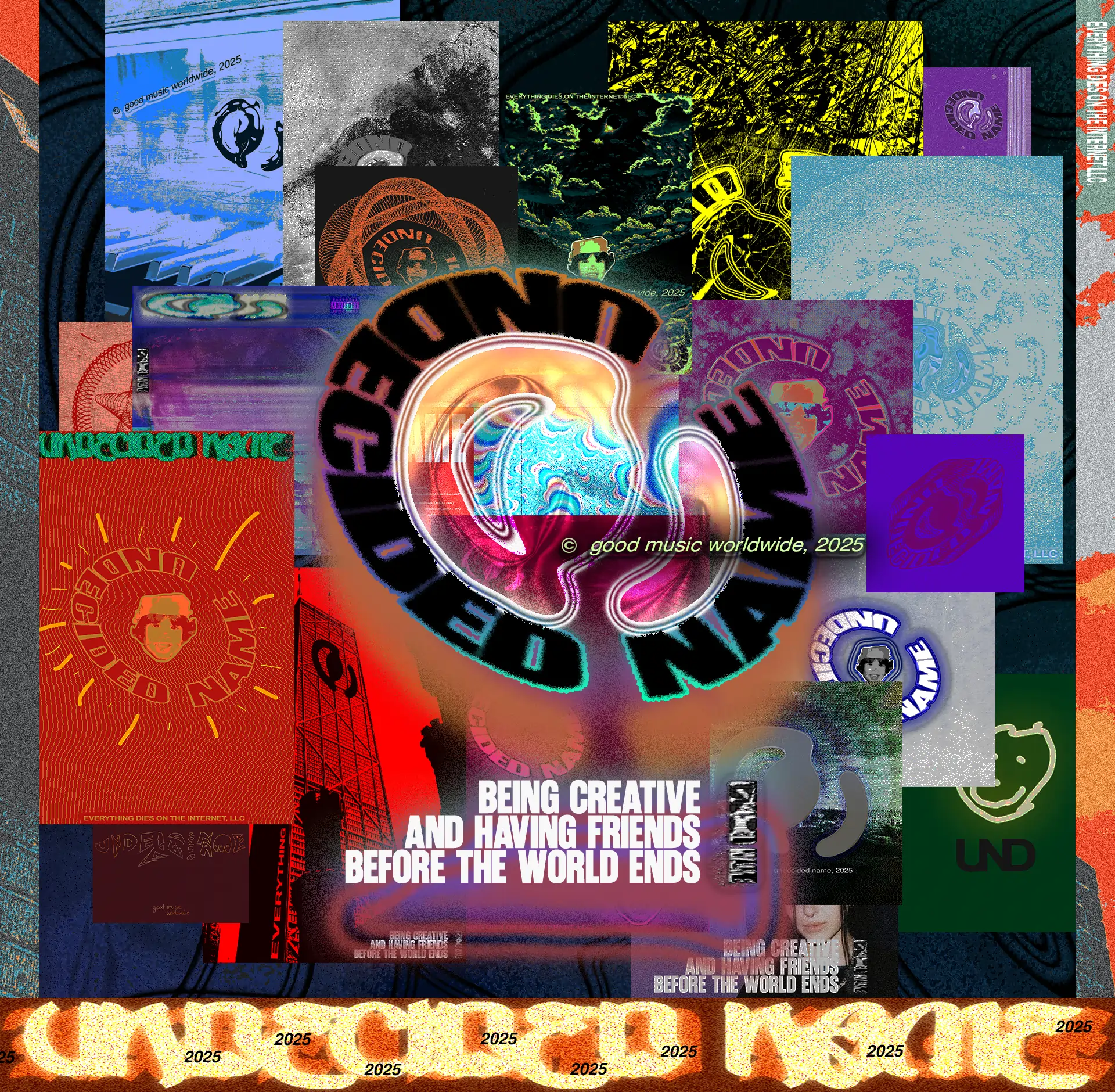 UNDECIDED NAME ARTWORK COLLAGE
